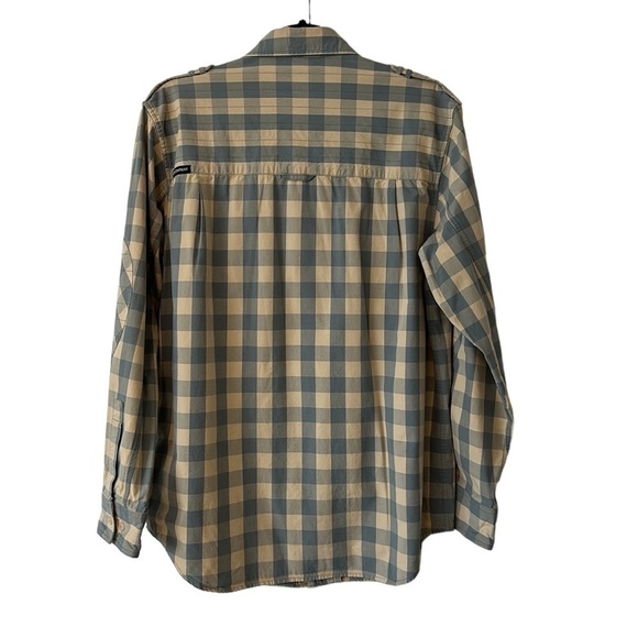 Elm Company Buffalo Plaid Zipper / Button Up Shirt Jacket - Size Large - Picture 2 of 15